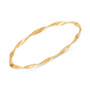Twisted Bangle Bracelet in 10k Gold