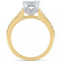 Diamond Cluster Engagement Ring (1 ct. t.w.) in 14k White or Yellow Gold