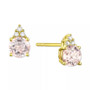 Ruby (7/8 ct. t.w.) & Diamond Accent Stud Earrings in 14k Yellow Gold (Also in Emerald, Sapphire, Morganite & Tanzanite)