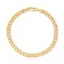 Curb Link Chain Bracelet (5mm) in 18k Gold-Plated Sterling Silver or Sterling Silver, Created for Macy's