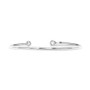 Cubic Zirconia Polished Cuff Bracelet