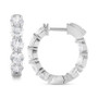 Lab Grown Diamond In & Out Hoop Earrings (5 ct. t.w.) in 14k White Gold