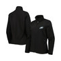 Women's Black Philadelphia Eagles Sonoma Softshell Full-Zip Jacket