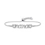 Diamond Nana Heart Bolo Bracelet (1/6 ct. t.w.) in Sterling Silver or Sterling Silver & 14k Gold-Plate