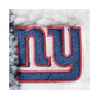 Women's Navy New York Giants Sherpa Plaid Quarter-Zip Jacket