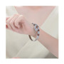 Sterling Silver Cubic Zirconia Serpent Bracelet