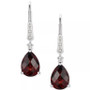 Gemstone (3-3/4 ct. t.w.) and Diamond Accent Birthstone Drop Earrings in Sterling Silver