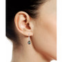 Gemstone (3-3/4 ct. t.w.) and Diamond Accent Birthstone Drop Earrings in Sterling Silver