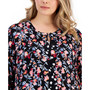 Plus Size Ditsy Floral-Print Cardigan, Created for Macy's