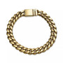 Cuban Link Bracelet in Gold-Tone Ion-Plated Stainless Steel, Created for Macy's
