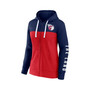 Women's Branded Navy, Red Cleveland Guardians Take The Field Colorblocked Hoodie Full-Zip Jacket