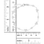 Cubic Zirconia Heart Cluster Chain Bracelet