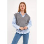 Women's V-neck Knit Sweater Vest
