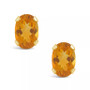 Gemstone Stud Earrings in 10k Yellow Gold