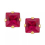 Lab-Created Emerald Stud Earrings (1 ct. t.w.) in 14k Gold