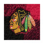 Women's Red, Black Chicago Blackhawks Plaid Sherpa Quarter-Zip Jacket