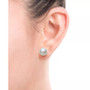 Cultured Freshwater Button Pearl (8-9mm) Stud Earrings