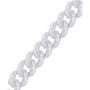 Lab Grown Diamond Link Bracelet (6-1/4 ct. t.w.) in 14k White Gold