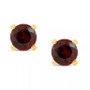 Gemstone Stud Earrings in 14K Yellow Gold