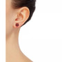 Sapphire (1-3/4 ct. t.w.) & Diamond Accent Stud Earrings in 14k Gold (Also Available In Emerald & Ruby)