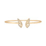 Diamond Butterfly Wing Cuff Bangle Bracelet (1/6 ct. t.w.) in 14k Gold, Created for Macy's