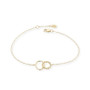 Interlocking Adjustable Bracelet Set in 14k Yellow Gold