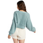 Juniors' Sundaze Cropped Drop-Shoulder Cardigan
