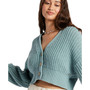 Juniors' Sundaze Cropped Drop-Shoulder Cardigan
