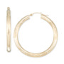 Diamond Cut Hoop Earrings in 10k Yellow Gold