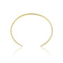 RA 14K Gold Plated Leaf Cuff Bracelet