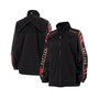 Women's Black Toronto Raptors Throwback Team Full-Zip Windbreaker Jacket