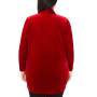 Plus Size Open-Front Long-Sleeve Cardigan