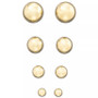 14k Yellow Gold Ball Stud Earrings (4 - 10mm)