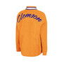 Women's Orange Clemson Tigers Alice 2-Hit Fleece Quarter-Zip Jacket