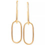 Double Link Wire Drop Earrings, Created for Macy's