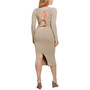 Women's Luna Twisted Cutout-Back Sweater Dress
