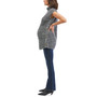 Side-Button Turtleneck Maternity Vest