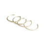 24K Gold-Plated Delicate Bangle Bracelet 4 Piece Set