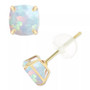 Lab-Created Opal Stud Earrings (3/4 ct. t.w.) in Sterling Silver