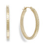 Diamond-Cut Hoop Earrings in 10k Gold, 25mm