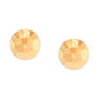 Children's Flat Ball Stud Earrings in 14k Gold