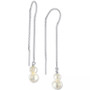 Cultured Freshwater Pearl Threader Drop Earrings in 18k Gold-Plated Sterling Silver or Sterling Silver (Also in Onyx), Created for Macy's