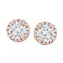 Pavé Cubic Zirconia Stud Earrings (1-3/4 ct. t.w.) in Sterling Silver, Created for Macy's
