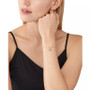 Pave Lock Delicate Line Bracelet