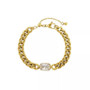 CLEMENTINE CZ Cuban Chain Bracelet
