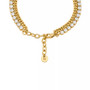 14K Gold Plated Mixed Tennis Double Layer Bracelet