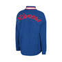Women's Royal Kansas Jayhawks Alice 2-Hit Fleece Quarter-Zip Jacket