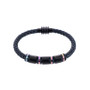 Subtle Color Magnetic Secure Clasp Leather Bracelet