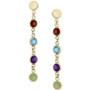 EFFY® Multi-Gemstone Drop Earrings (2-1/5 ct. t.w.) in 14k Gold