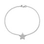 Diamond Pavé Star Bracelet (1/7 ct. t.w.) in Sterling Silver